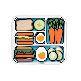 lunchbox healthy meal SVG PNG design