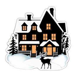 winter silhouette SVG PNG design
