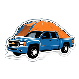 camping truck SVG PNG design