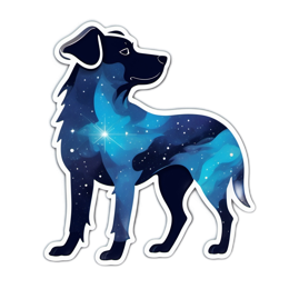 fantasy cosmic dog SVG PNG design