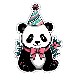 partybear birthday SVG PNG design with clean design elements