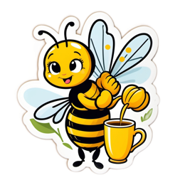bee honey SVG PNG design