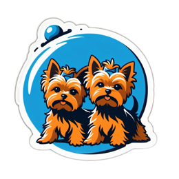 pets yorkies SVG PNG design