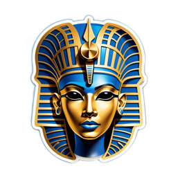 sticker egyptian SVG PNG design with clean design elements