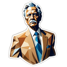portrait stylized SVG PNG design with clean design elements