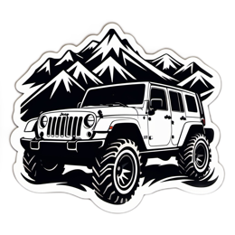 adventure mountain jeep SVG PNG design with clean design elements