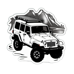 adventure vehicle SVG PNG design with clean design elements