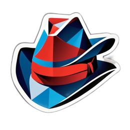 hat colorful SVG PNG design with clean design elements
