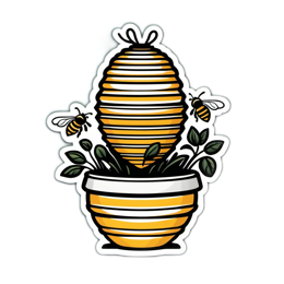bee hive plants SVG PNG design