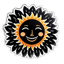 sun happiness SVG PNG design with clean design elements