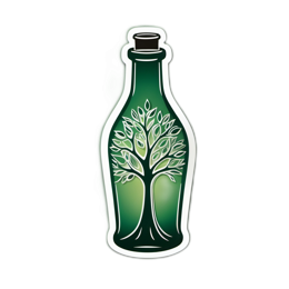 bottle tree SVG PNG design