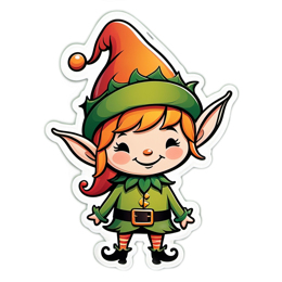 elf character SVG PNG design