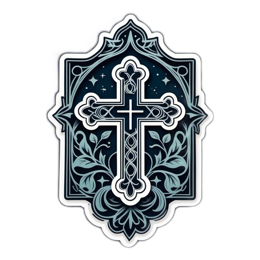 cross details SVG PNG design with clean design elements