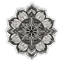 pattern floral SVG PNG design with clean design elements, black and white floral elements