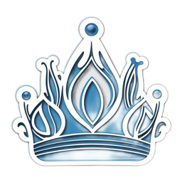 crown elegance SVG PNG design with clean design elements