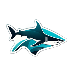 shark graphics SVG PNG design with clean design elements