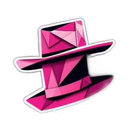 hat geometrics SVG PNG design with clean design elements