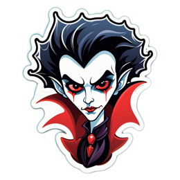 fantasy vampire SVG PNG design with clean design elements