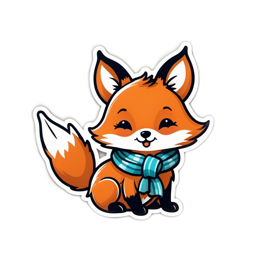 cute fox SVG PNG design