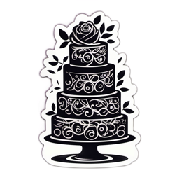 cake rose SVG PNG design