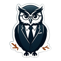 owl suit SVG PNG design