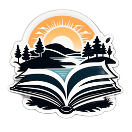 nature books SVG PNG design with clean design elements