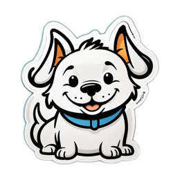 happy cartoon dog SVG PNG design