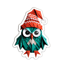 owl christmas SVG PNG design with clean design elements