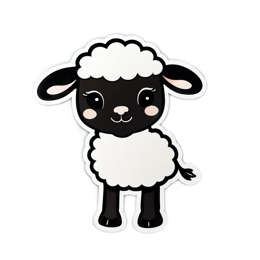 pet sheep SVG PNG design with clean design elements