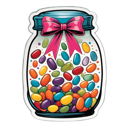 jellybeans jar SVG PNG design