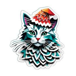 christmas cat SVG PNG design