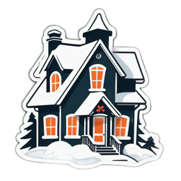 winterhouse SVG PNG design