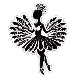 dancer silhouette SVG PNG design