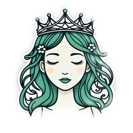 fantasy princess SVG PNG design