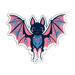 bat colorful SVG PNG design