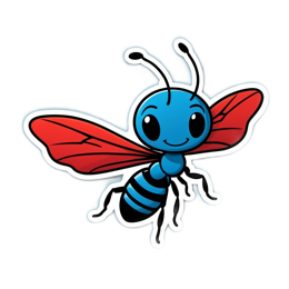 cartoon buzzy bee SVG PNG design