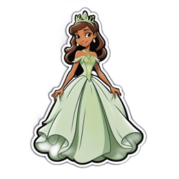 character princess SVG PNG design