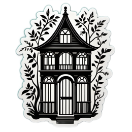 fantasy house plants SVG PNG design with clean design elements