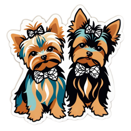 dogs yorkshire SVG PNG design with clean design elements