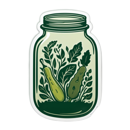 jar vegetables SVG PNG design with clean design elements