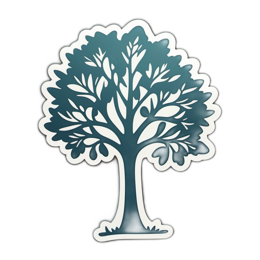 tree leaf SVG PNG design with clean design elements