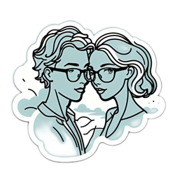 chill couple SVG PNG design