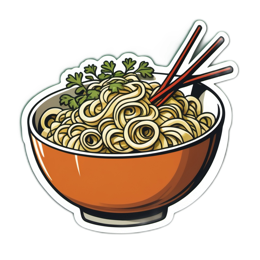 noodles bowl SVG PNG design