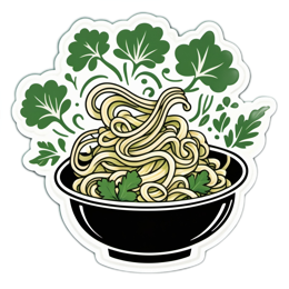 noodles coriander SVG PNG design
