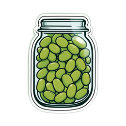 jellybeans sticker SVG PNG design with clean design elements