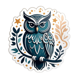 owl nature SVG PNG design with clean design elements