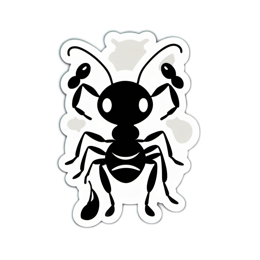 ants sticker SVG PNG design with clean design elements