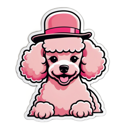 poodle hat cute SVG PNG design with clean design elements