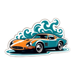 vehicle retro SVG PNG design with clean design elements