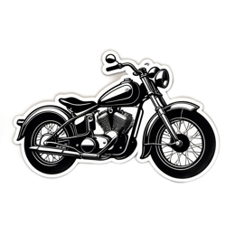 bike motorcycle SVG PNG design with clean design elements